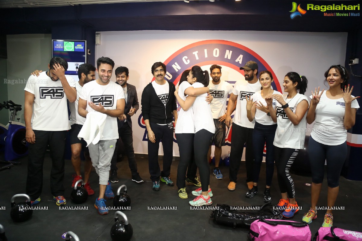 F45-Fitness Health Club Launch by Rakul Preet Singh in Hyderabad