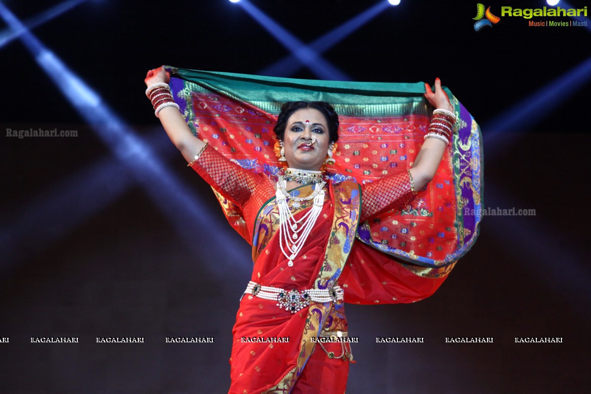 IFR 2016 - Lawani and Kathak Jugalbandi by Aaditi Bhagwat and Group at AU Grounds, Vizag