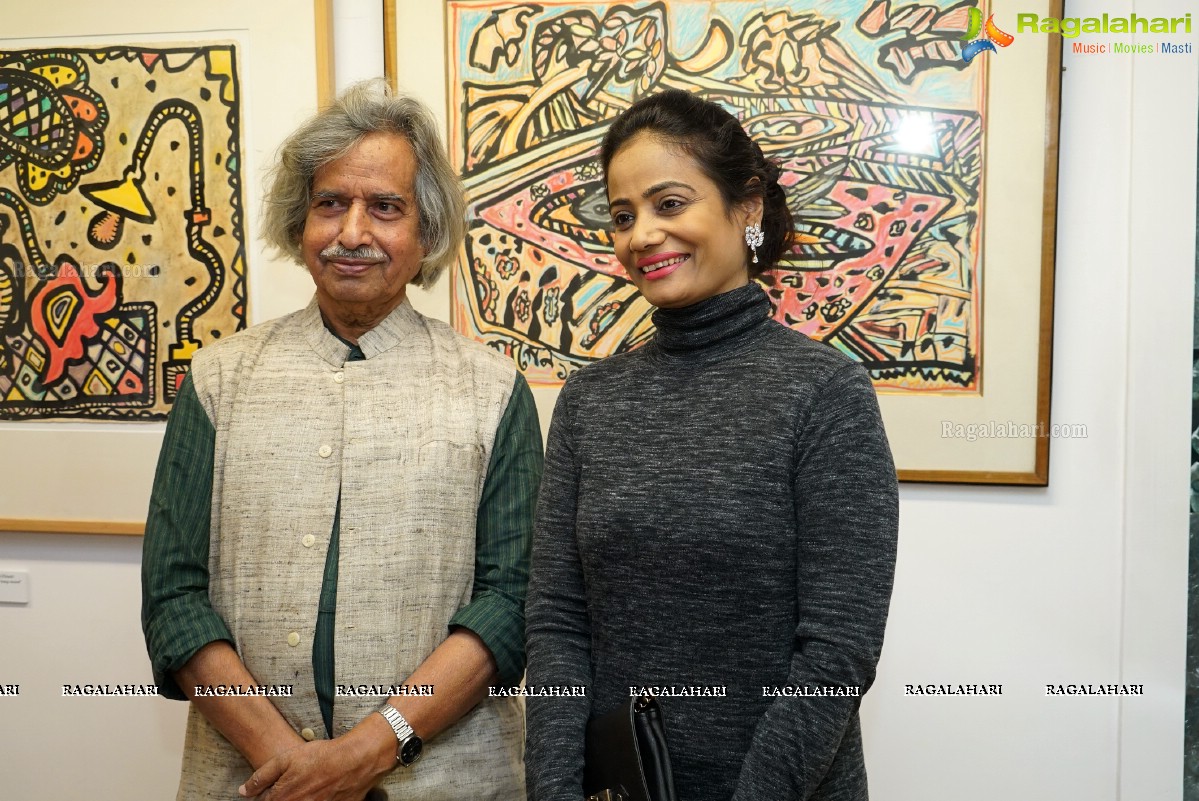 Jogen Chowdhury Retrospective 1939-2016 Art Exhibition at Kalakriti Art Gallery (Day 2)