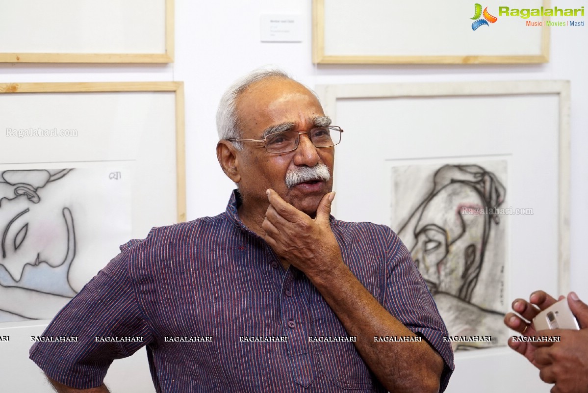 Jogen Chowdhury Retrospective 1939-2016 Art Exhibition at Kalakriti Art Gallery (Day 2)