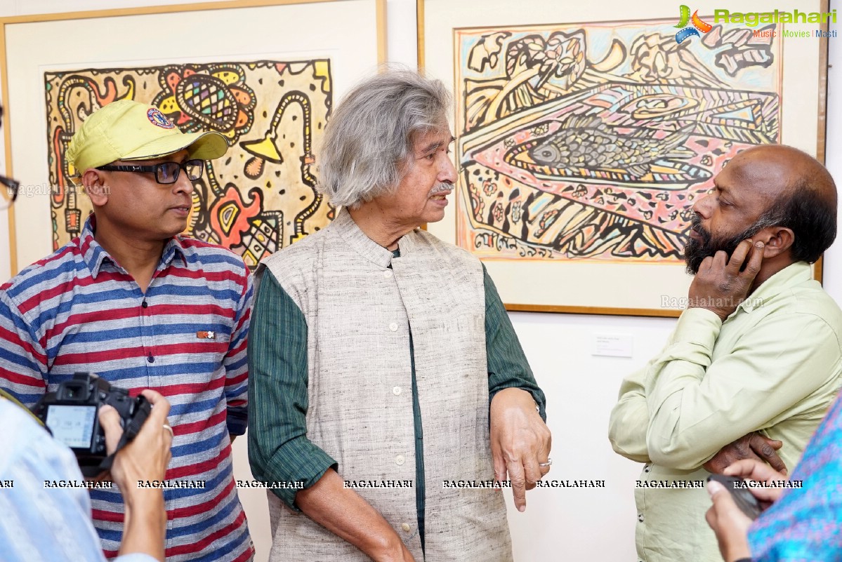 Jogen Chowdhury Retrospective 1939-2016 Art Exhibition at Kalakriti Art Gallery (Day 2)