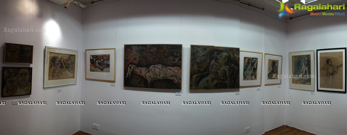 Jogen Chowdhury Retrospective 1939-2016 Art Exhibition at Kalakriti Art Gallery (Day 2)
