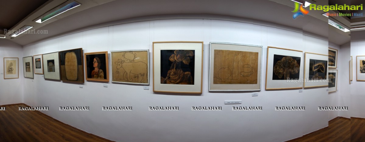 Jogen Chowdhury Retrospective 1939-2016 Art Exhibition at Kalakriti Art Gallery (Day 2)