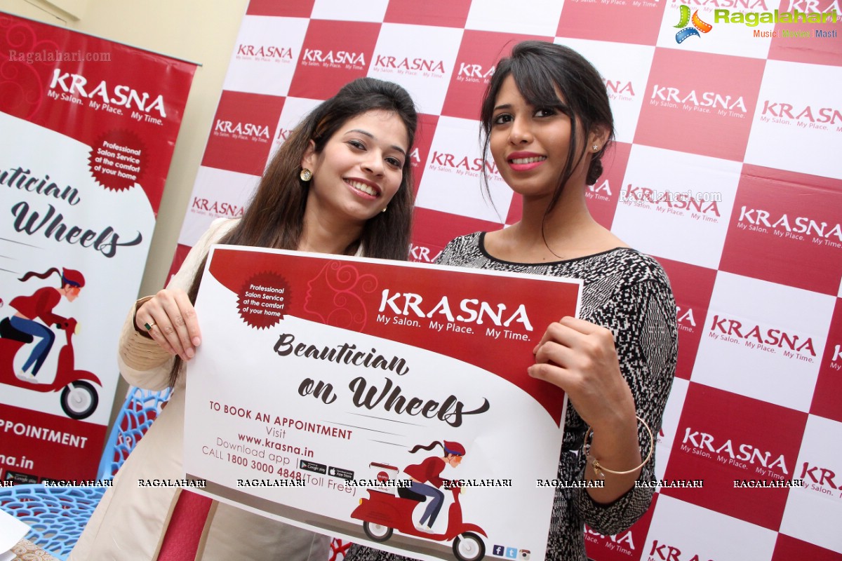 Krasna Launch - On Demand Home Beauty Service