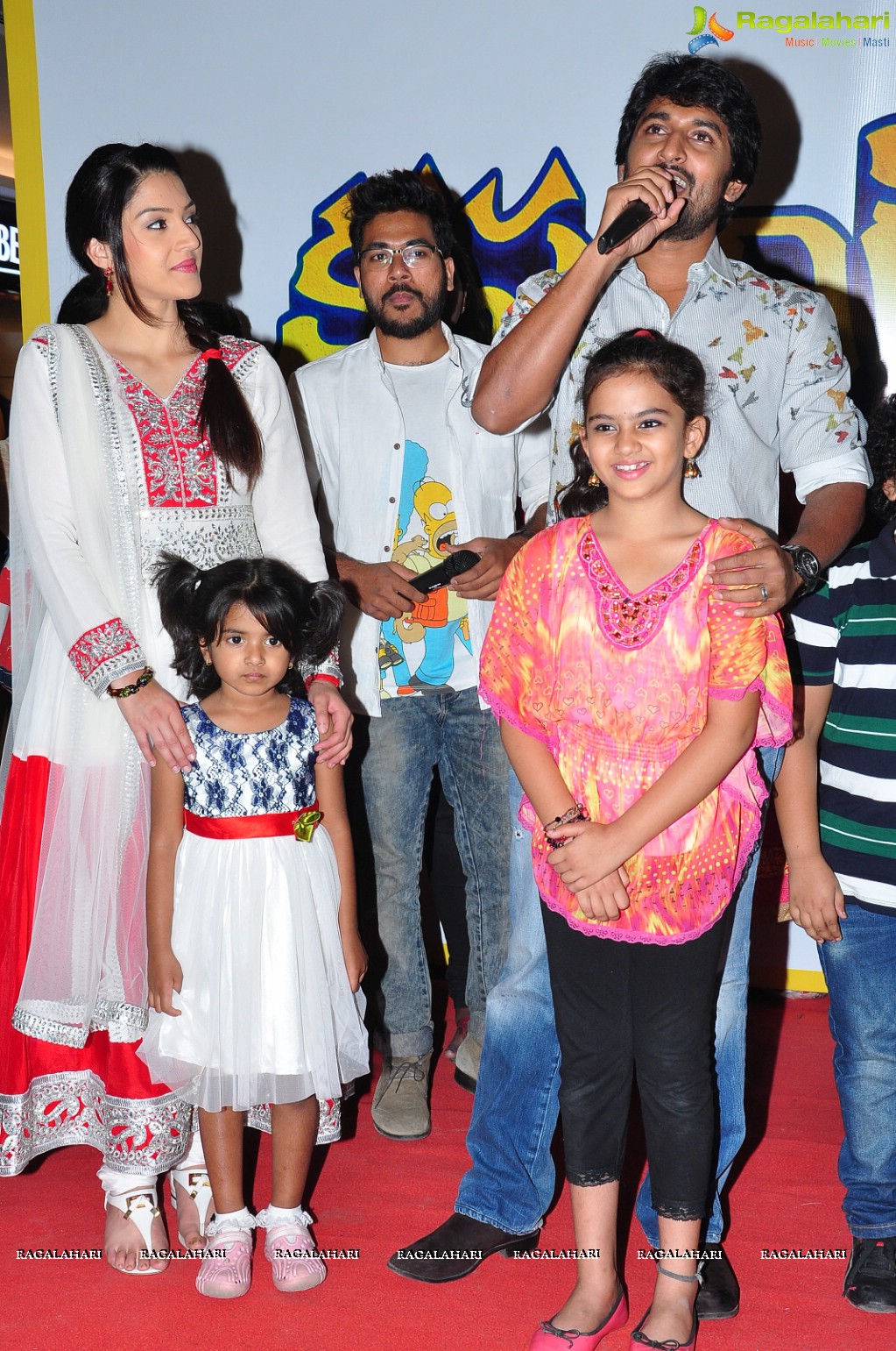 Krishna Gaadi Veera Prema Gaadha Team at Inorbit Mall, Hyderabad