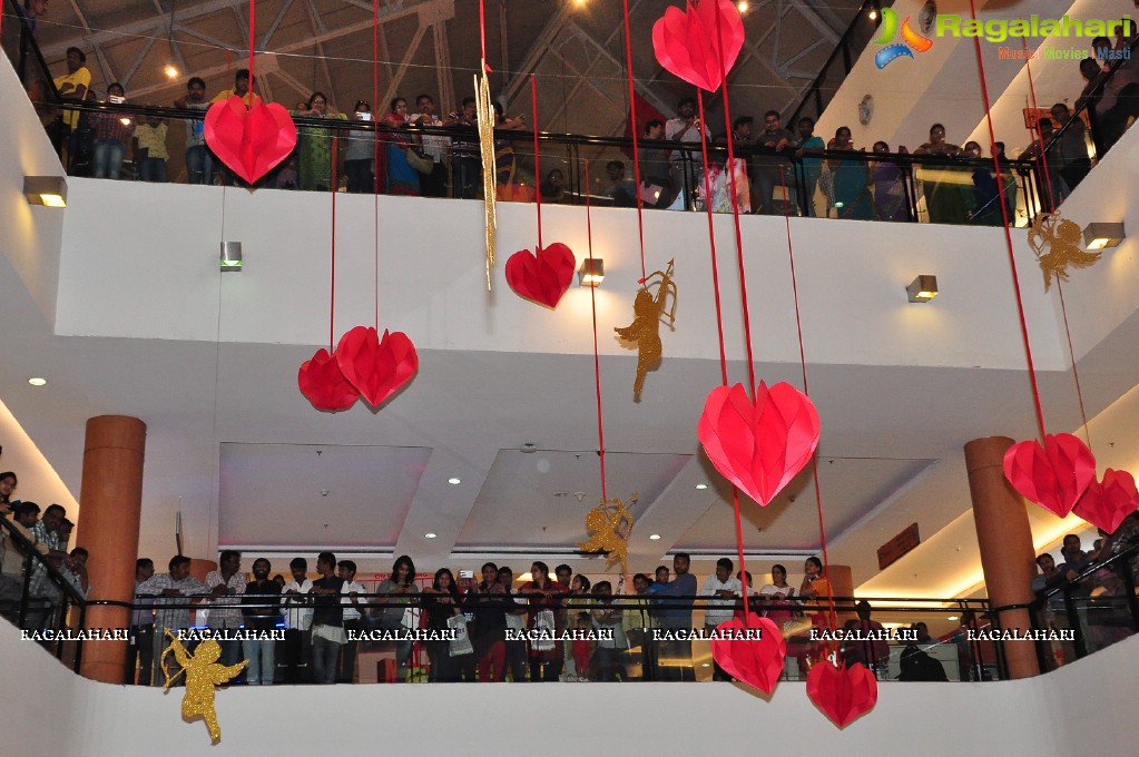 Krishna Gaadi Veera Prema Gaadha Team at Inorbit Mall, Hyderabad