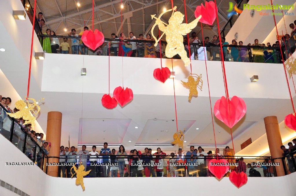 Krishna Gaadi Veera Prema Gaadha Team at Inorbit Mall, Hyderabad