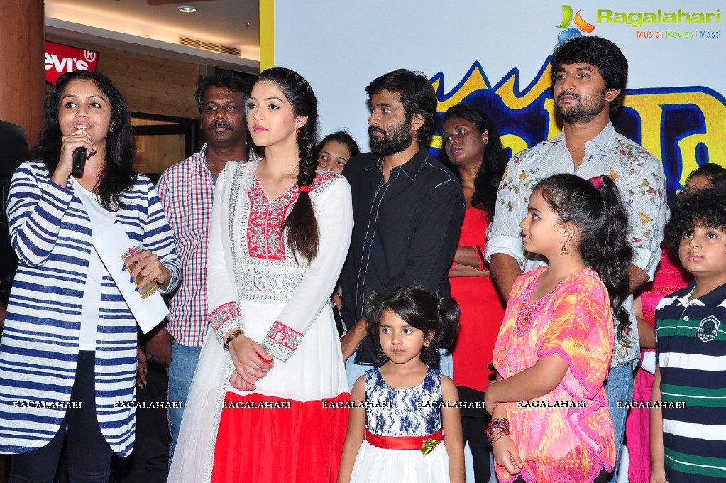 Krishna Gaadi Veera Prema Gaadha Team at Inorbit Mall, Hyderabad