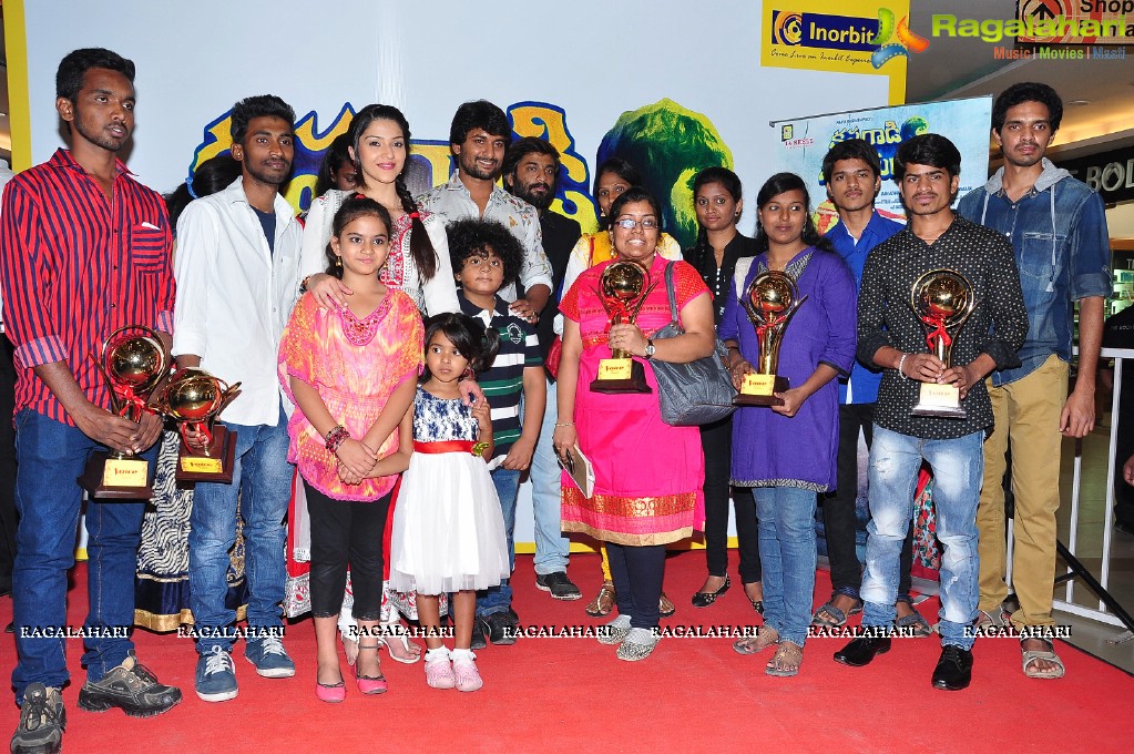 Krishna Gaadi Veera Prema Gaadha Team at Inorbit Mall, Hyderabad