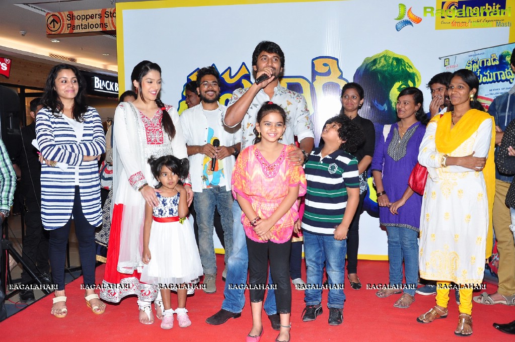 Krishna Gaadi Veera Prema Gaadha Team at Inorbit Mall, Hyderabad