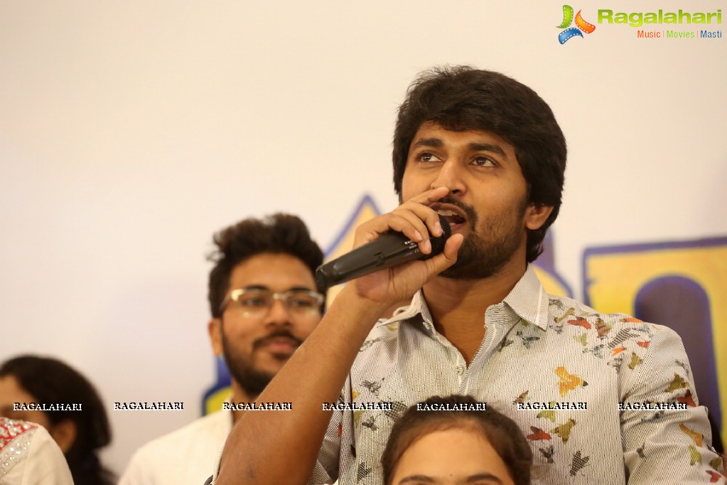 Krishna Gaadi Veera Prema Gaadha Team at Inorbit Mall, Hyderabad