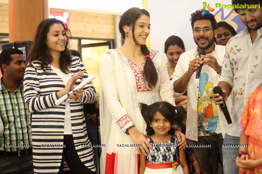 Krishna Gaadi Veera Prema Gaadha Team at Inorbit Mall, Hyderabad