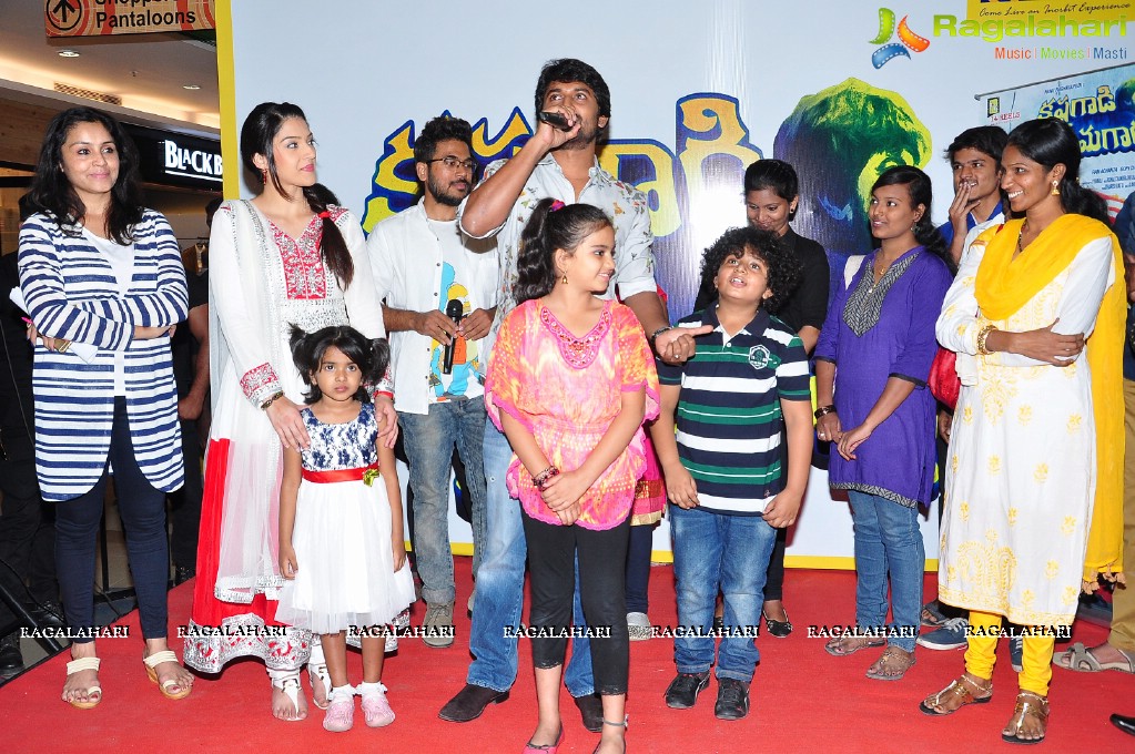 Krishna Gaadi Veera Prema Gaadha Team at Inorbit Mall, Hyderabad