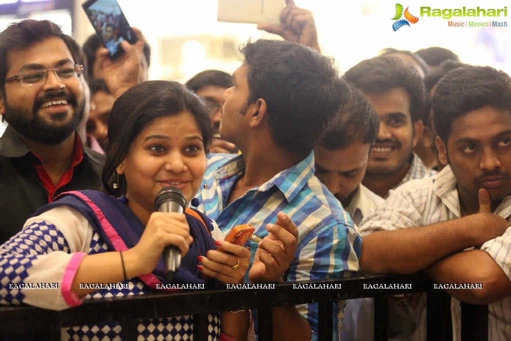 Krishna Gaadi Veera Prema Gaadha Team at Inorbit Mall, Hyderabad