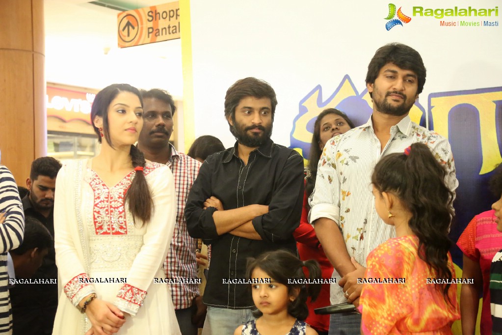 Krishna Gaadi Veera Prema Gaadha Team at Inorbit Mall, Hyderabad