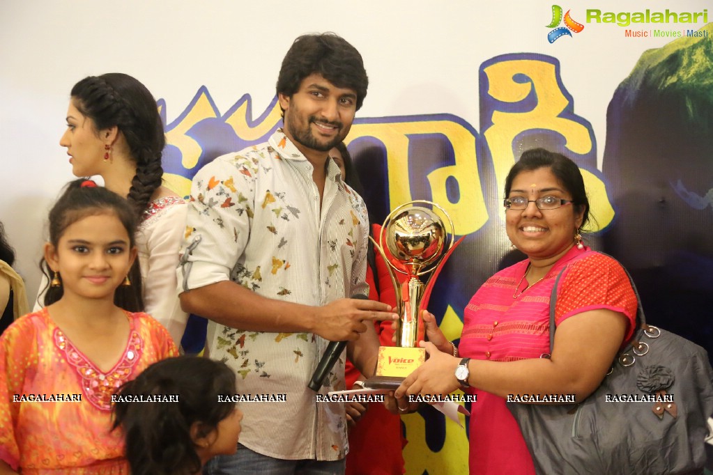 Krishna Gaadi Veera Prema Gaadha Team at Inorbit Mall, Hyderabad