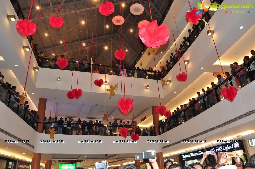 Krishna Gaadi Veera Prema Gaadha Team at Inorbit Mall, Hyderabad