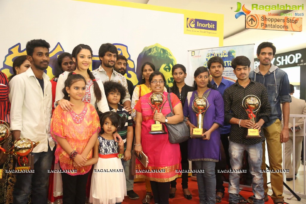 Krishna Gaadi Veera Prema Gaadha Team at Inorbit Mall, Hyderabad