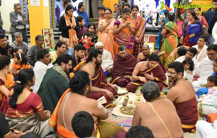 Kumbhabhishekam at Sri Satyanarayana Swamy Devasthanam (Veda Temple), Milpitas, CA