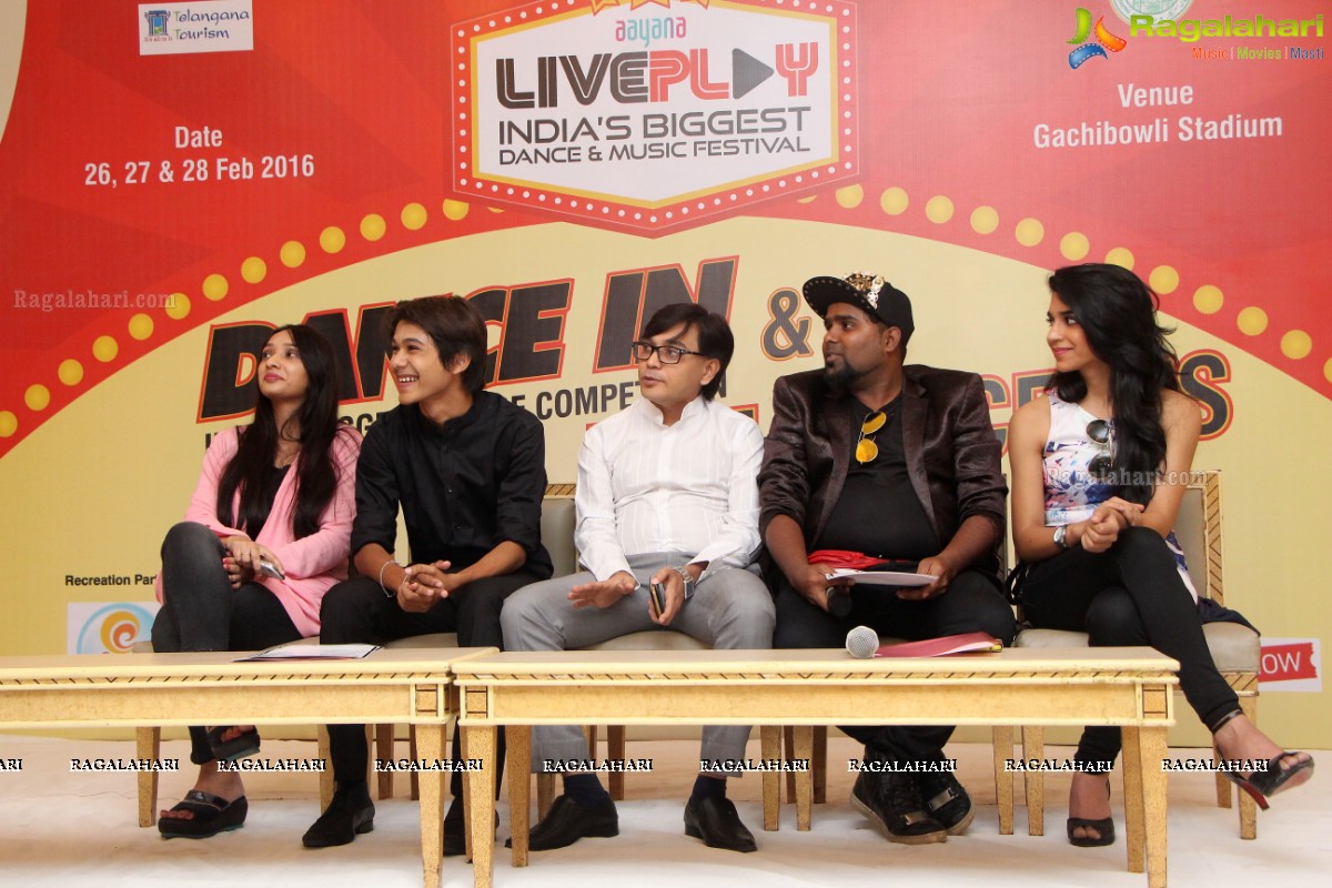 Aaayana LivePlay Dance and Music Festival 2016 Press Meet