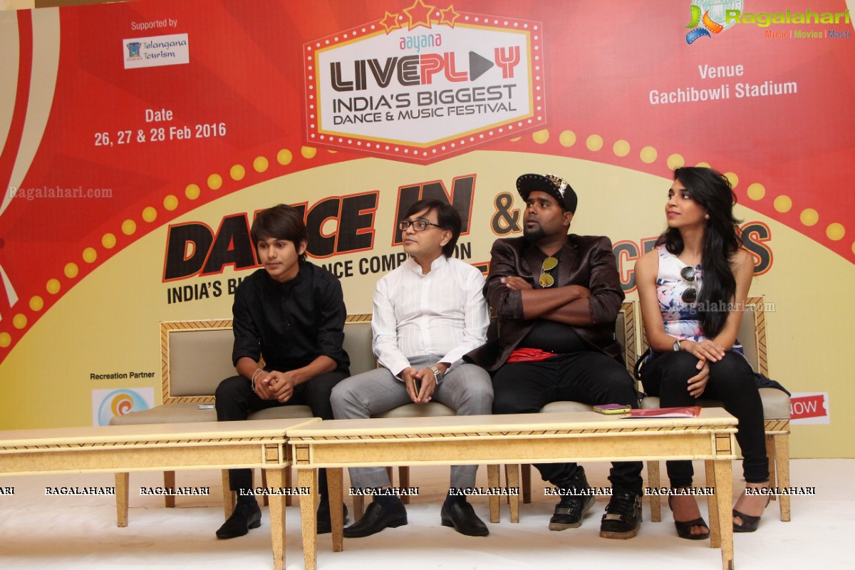 Aaayana LivePlay Dance and Music Festival 2016 Press Meet