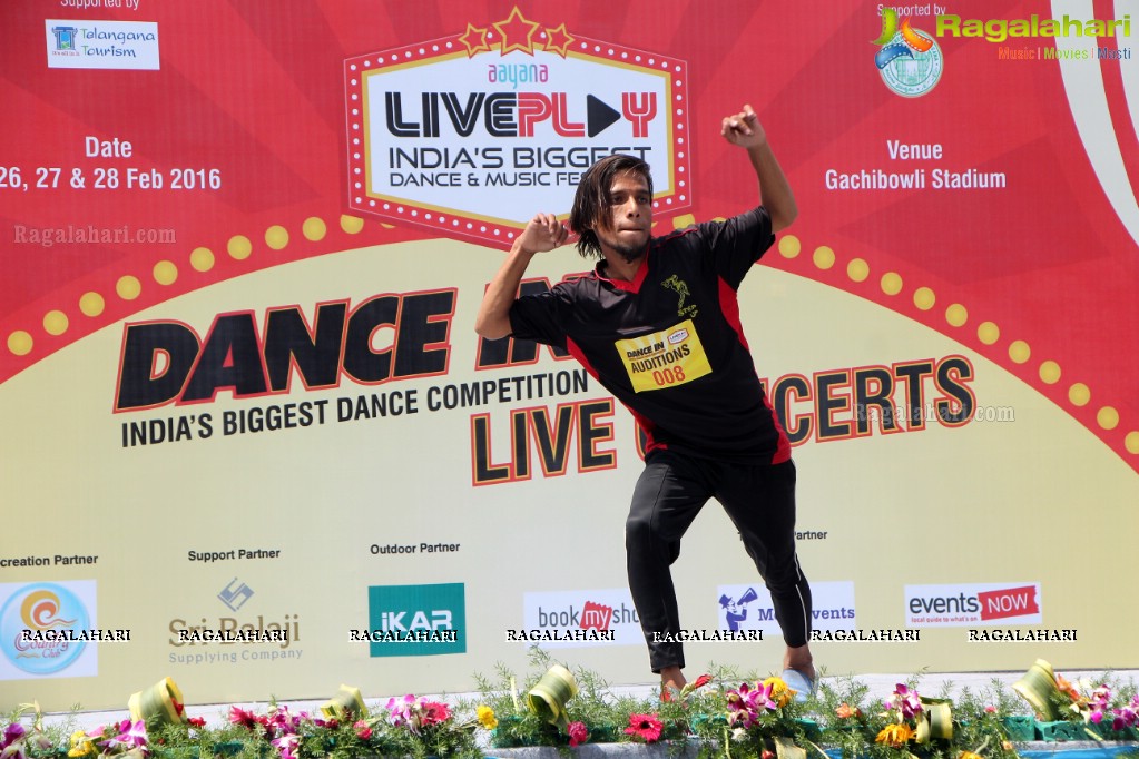 Auditions of Aaayana LivePlay Dance and Music Festival 2016