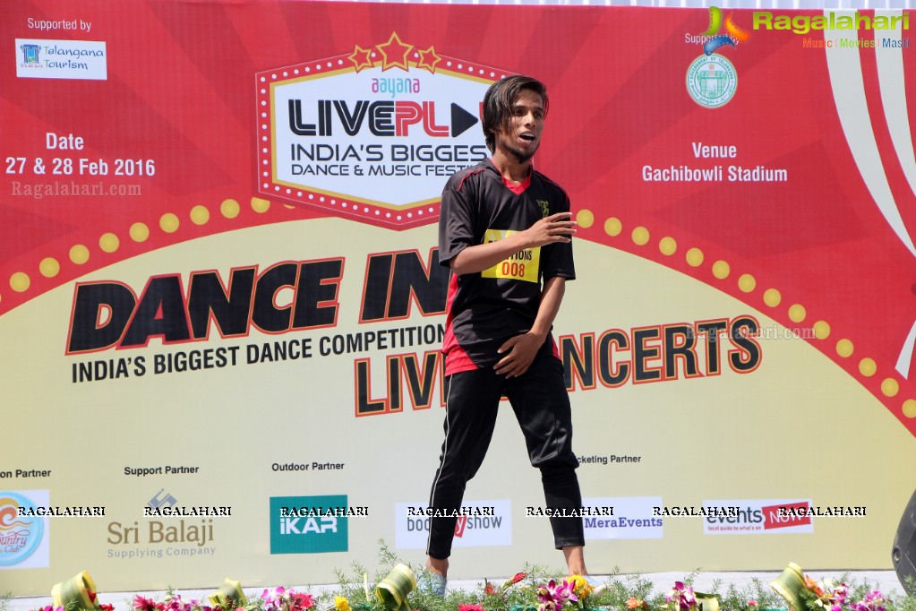 Auditions of Aaayana LivePlay Dance and Music Festival 2016