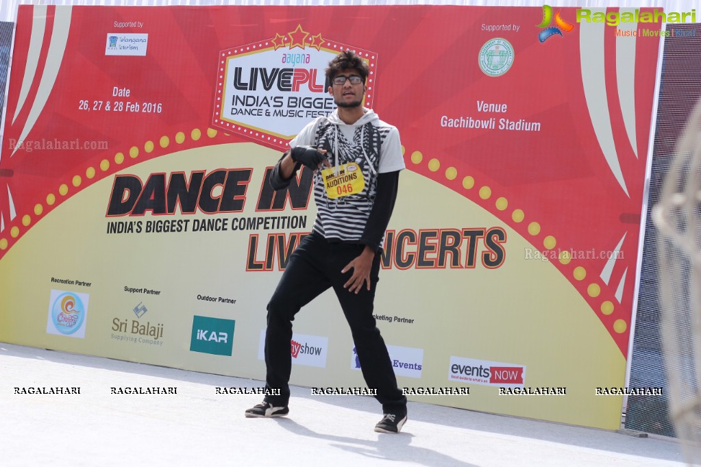 Auditions of Aaayana LivePlay Dance and Music Festival 2016