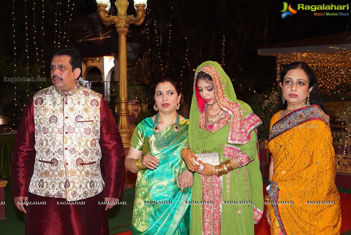 Sanchak and Mehendi of Aamer Javeed - Ruba Khan at Paigah Palace, Hyderabad