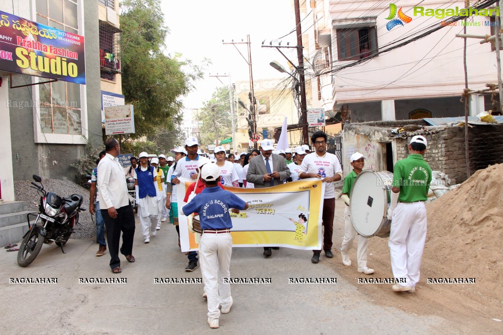 Oral Health Awareness Walkathon by Dental Surgeons, Hyderabad