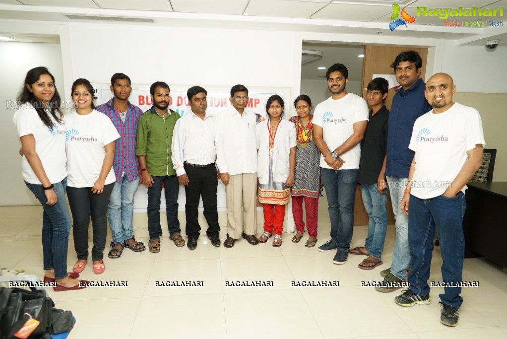 Pratyusha Foundation Blood Donation Camp at MaxCure Foundation, Hyderabad