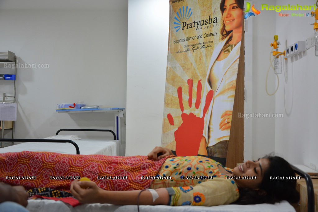 Pratyusha Foundation Blood Donation Camp at MaxCure Foundation, Hyderabad