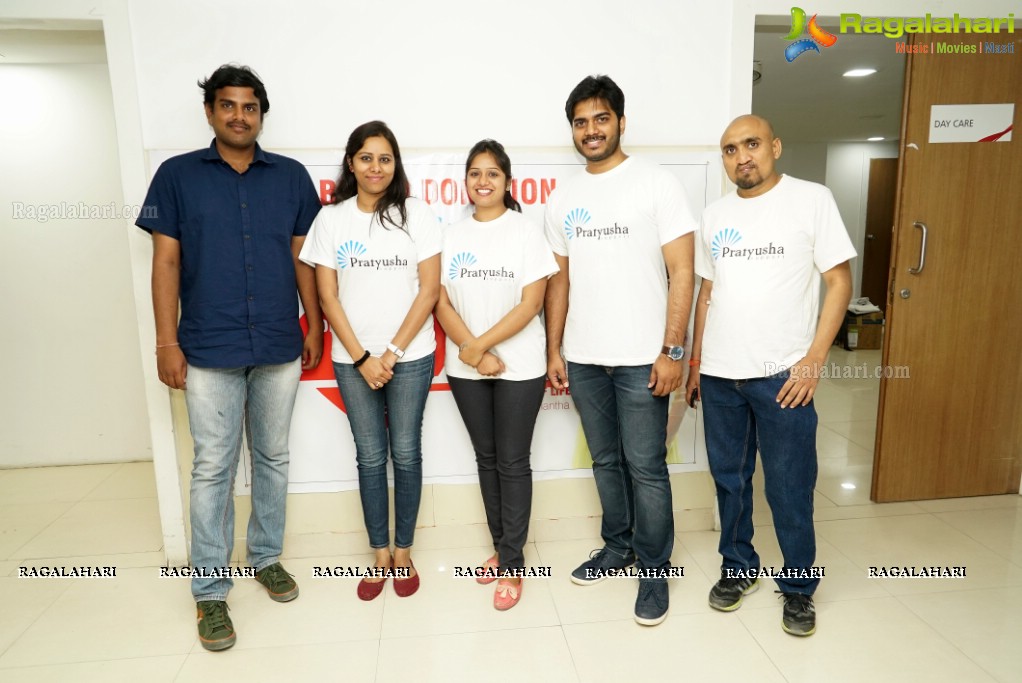 Pratyusha Foundation Blood Donation Camp at MaxCure Foundation, Hyderabad