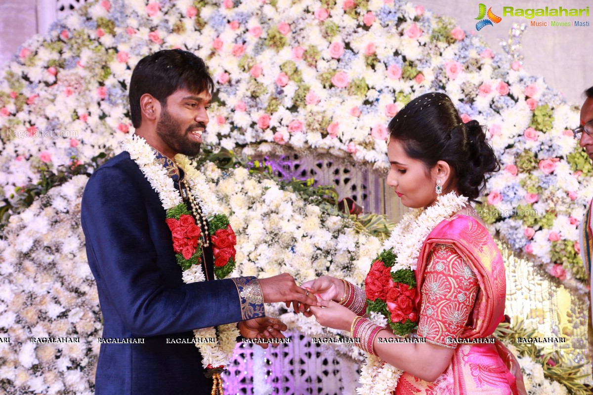 Engagement Ceremony of Preethi and Dheeraj by Suresh Chandra Family