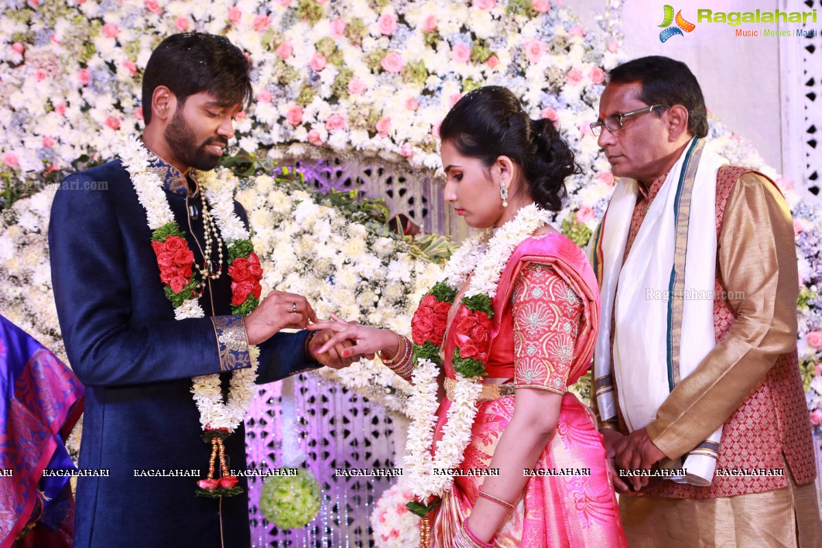 Engagement Ceremony of Preethi and Dheeraj by Suresh Chandra Family