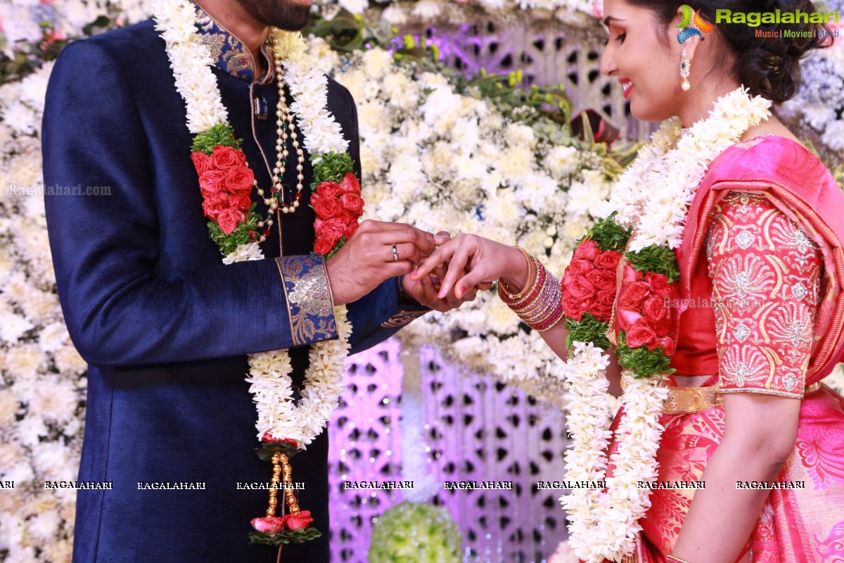 Engagement Ceremony of Preethi and Dheeraj by Suresh Chandra Family