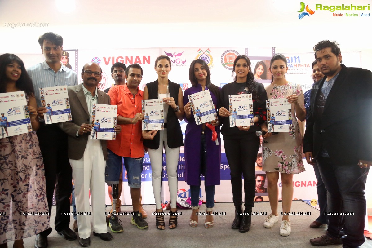 Celebs at Aditya Mehta Foundation's Prelude of Infinity Ride 2016 Press Conference, Hyderabad