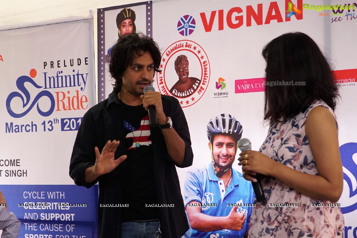 Celebs at Aditya Mehta Foundation's Prelude of Infinity Ride 2016 Press Conference, Hyderabad