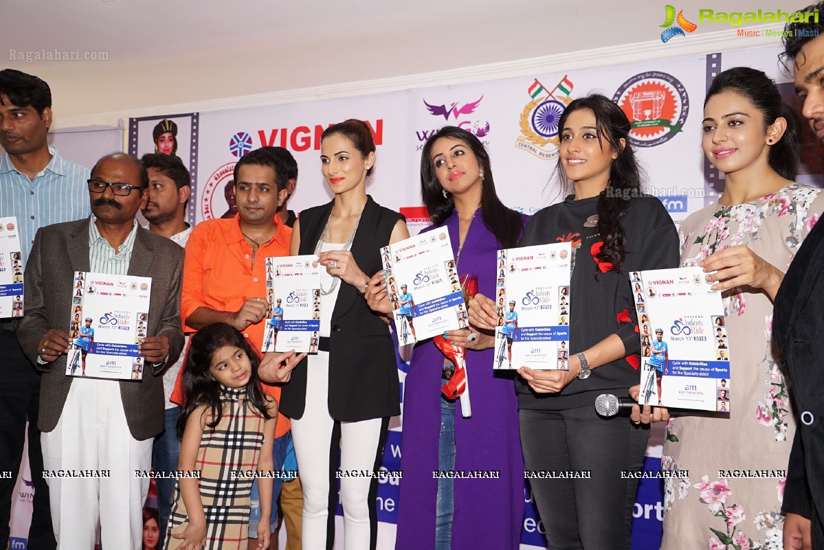 Celebs at Aditya Mehta Foundation's Prelude of Infinity Ride 2016 Press Conference, Hyderabad
