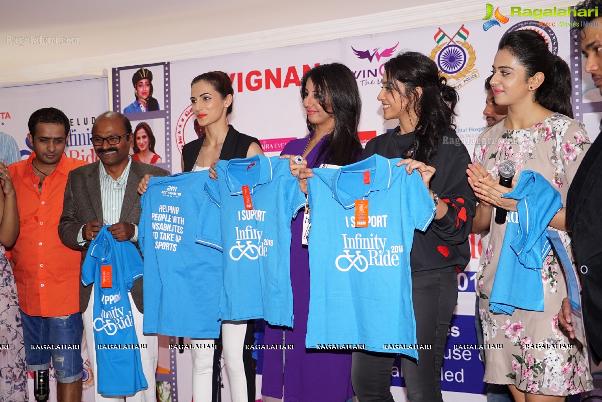 Celebs at Aditya Mehta Foundation's Prelude of Infinity Ride 2016 Press Conference, Hyderabad