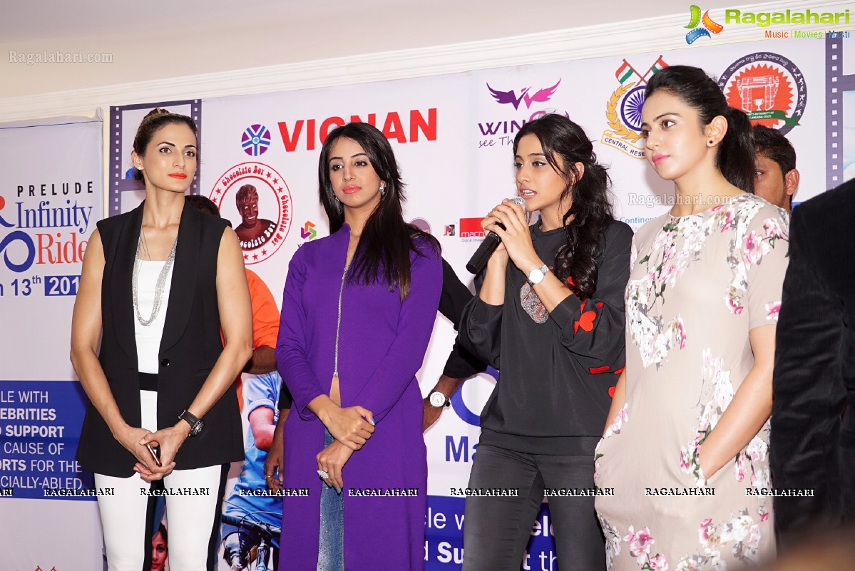 Celebs at Aditya Mehta Foundation's Prelude of Infinity Ride 2016 Press Conference, Hyderabad