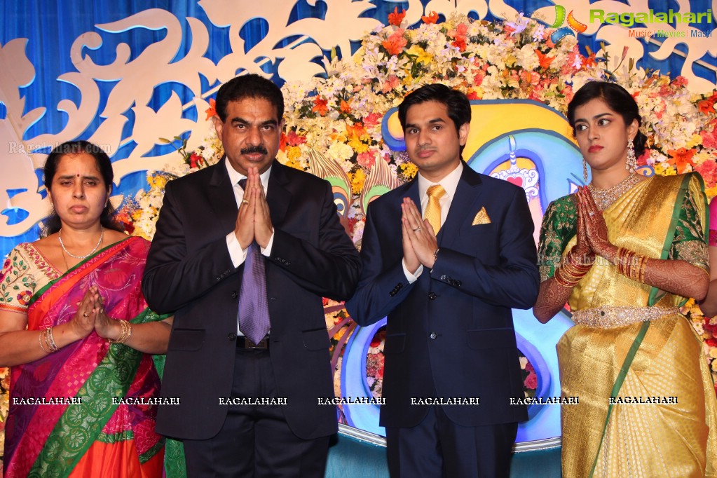 Producer Konda Krishnam Raju's Daughter Sowmya Wedding Reception, Hyderabad