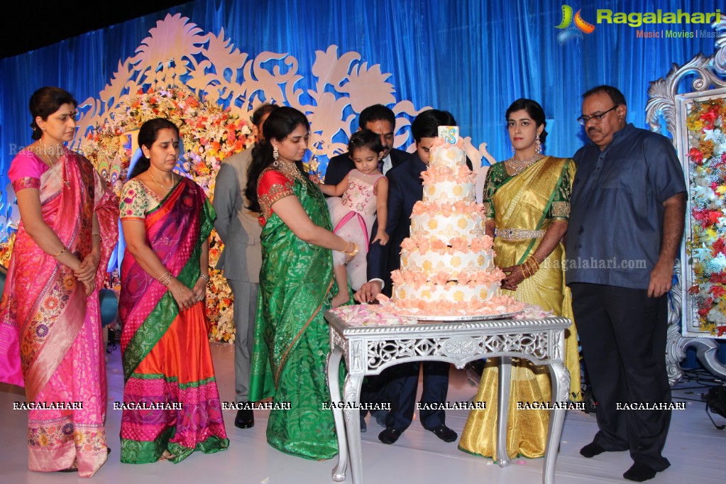 Producer Konda Krishnam Raju's Daughter Sowmya Wedding Reception, Hyderabad