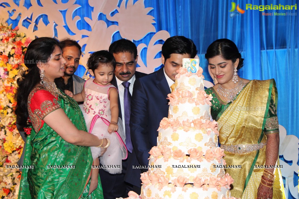 Producer Konda Krishnam Raju's Daughter Sowmya Wedding Reception, Hyderabad