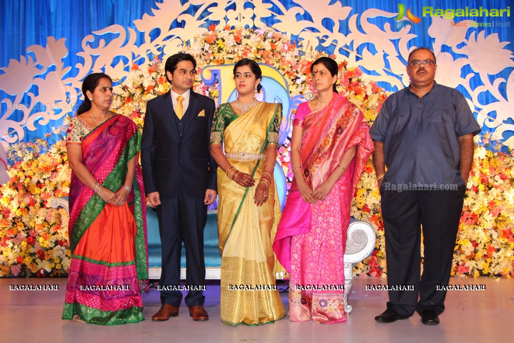 Producer Konda Krishnam Raju's Daughter Sowmya Wedding Reception, Hyderabad