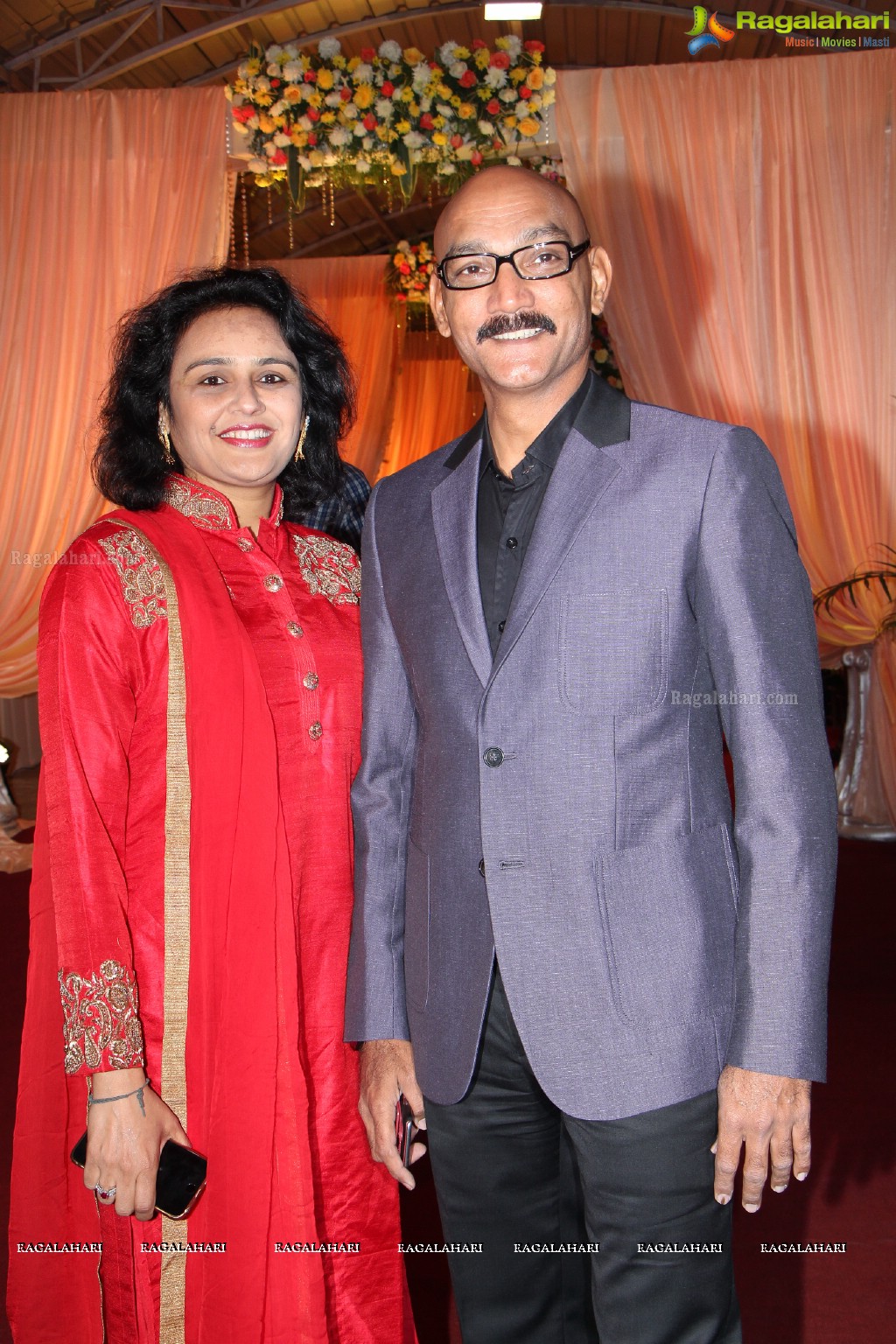 Producer Konda Krishnam Raju's Daughter Sowmya Wedding Reception, Hyderabad