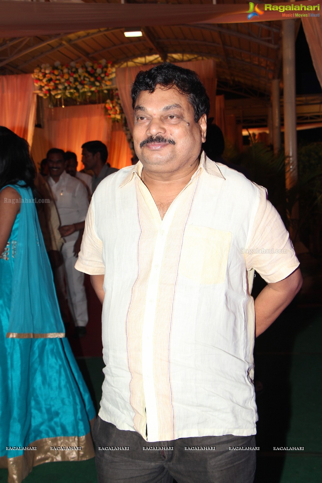 Producer Konda Krishnam Raju's Daughter Sowmya Wedding Reception, Hyderabad