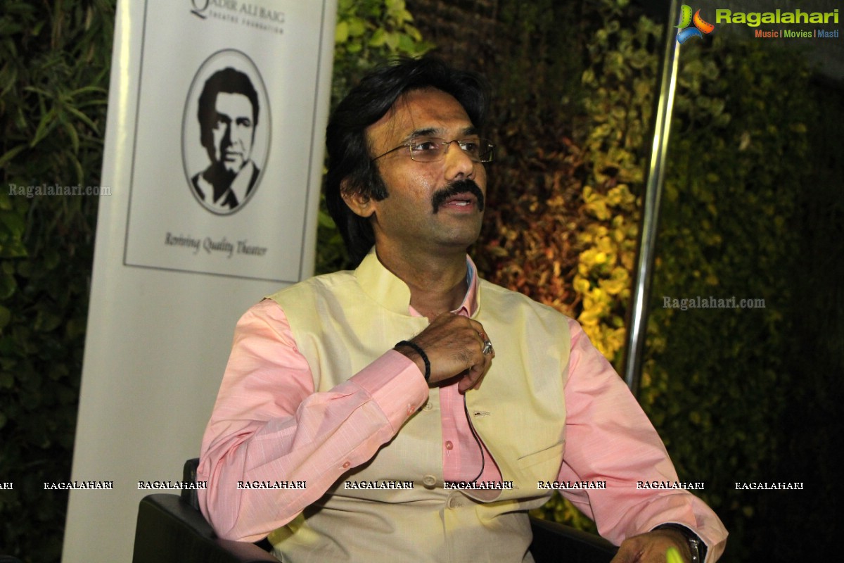 Qadir Ali Baig Theatre Foundation & The Park Hyderabad 'Celebrating Theatre' Evening with Bollywood Actor Aanjjan Srivastav and Theatre Revivalist Moh