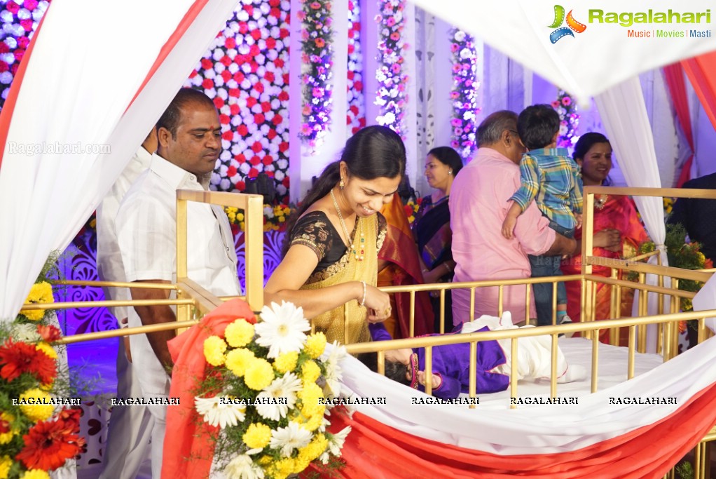 Grand Cradle Cermony of Reyansh at JRC, Hyderabad