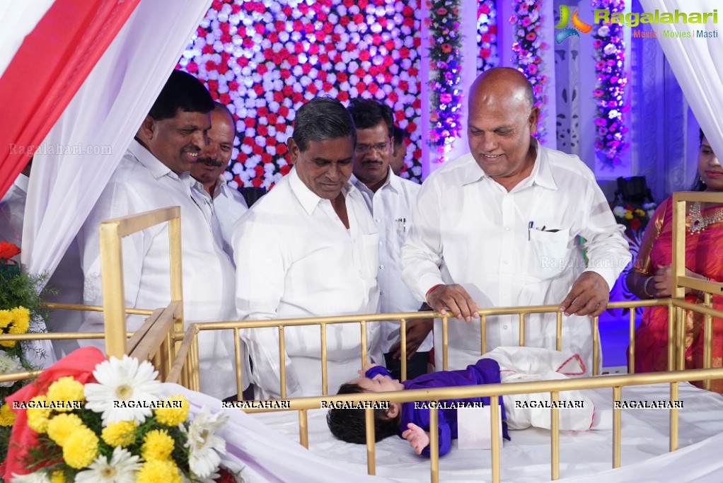 Grand Cradle Cermony of Reyansh at JRC, Hyderabad